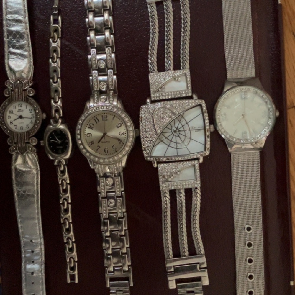 Elegant Silver Watch Collection